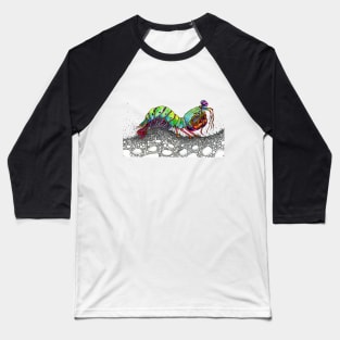 Magnificent Mantis Shrimp! Baseball T-Shirt